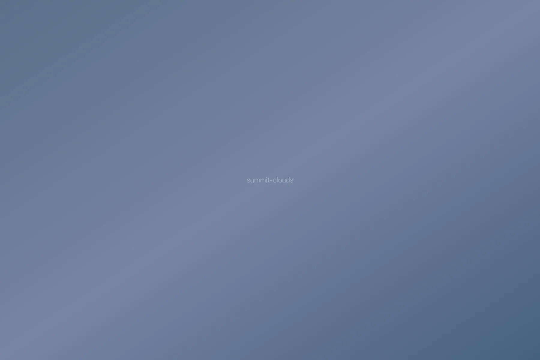 Cloud layer viewed from above the summit